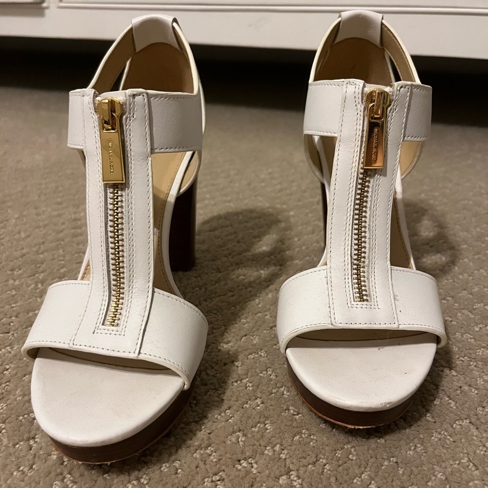 Michael Kors Women's Berkley T-Strap Platform Dress Sandals